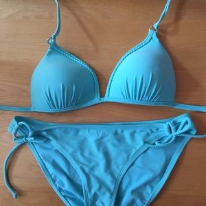 Blue Braided Bikini